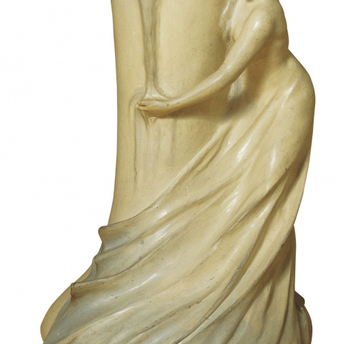 image for: Dionís Renart - Gerro amb figura femenina - Cap a 1900