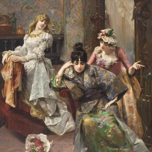 image for: Francesc Masriera - Després del ball - 1886