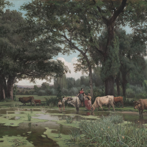 image for: Joaquim Vayreda - L&#039;estiu - 1877