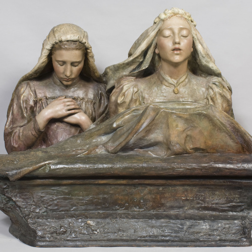 image for: Josep Llimona - La primera comunió - 1897