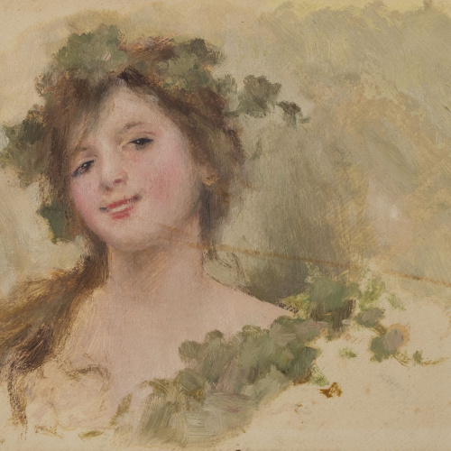 image for: Joan Brull - Bust de noia somrient - Entre 1896-1911