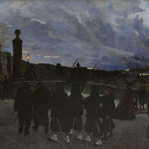 image for: Josep Lluís Pellicer - Zitto. Silenzio, che passa la ronda - Roma, 1869