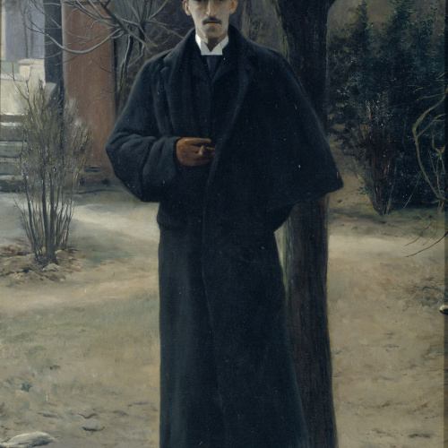 image for: Santiago Rusiñol - Retrat de Miquel Utrillo - París, 1889-1890