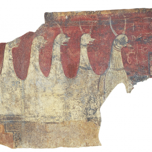 image for: Mestre de Boí - Torre i bèstia apocalíptica de Sant Joan de Boí - Cap a 1100 [1]