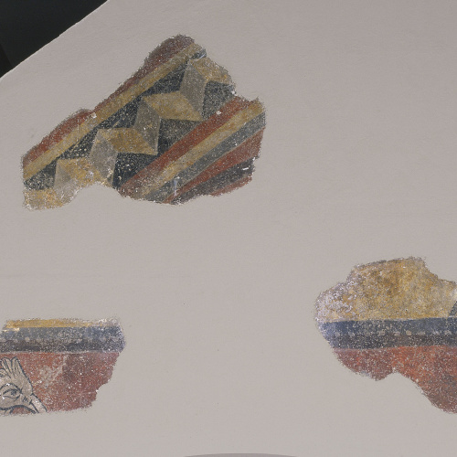 image for: Mestre de Boí - Animals afrontats i ziga-zaga de Sant Joan de Boí - Cap a 1100