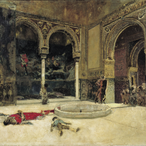 image for: Marià Fortuny - La matança dels Abenserraigs - Granada, cap a 1870