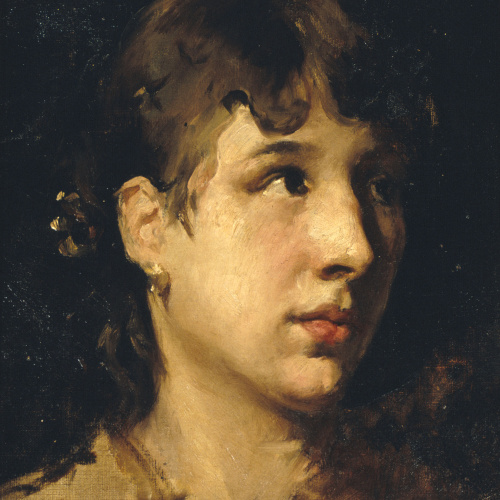 image for: Lluís Graner - Estudi de cap - Cap a 1887