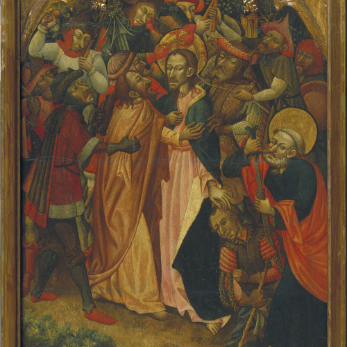 image for: Mestre de Retascón - El Bes de Judes - Cap a 1410-1425