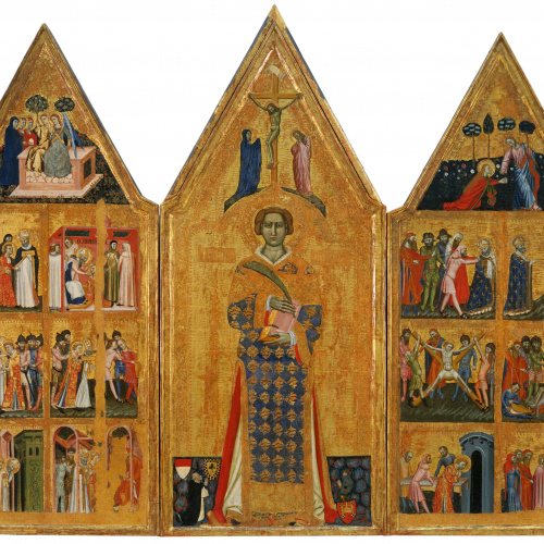 image for: Mestre d&#039;Estopanyà - Retaule de sant Vicenç - Cap a 1350-1370