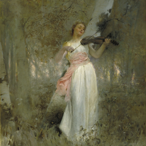image for: Josep Maria Tamburini - Harmonies del bosc - Cap a 1896