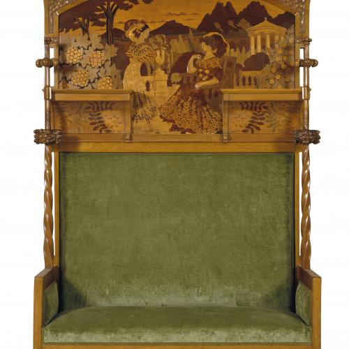 image for: Gaspar Homar - Sofà amb plafó de marqueteria - 1907-1908