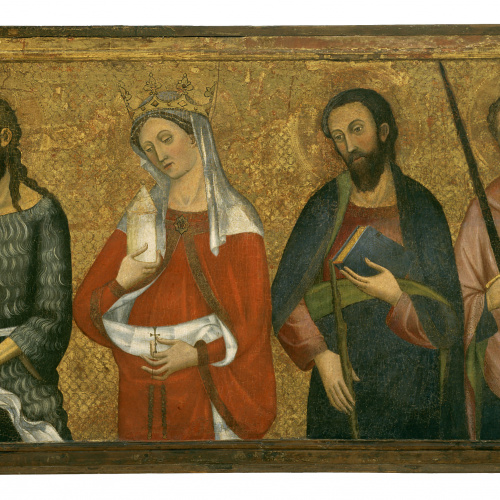 image for: Pere Serra - Sant Joan Baptista, Santa Maria Magdalena, Sant Jaume el Menor, Sant Pau - Cap a 1385