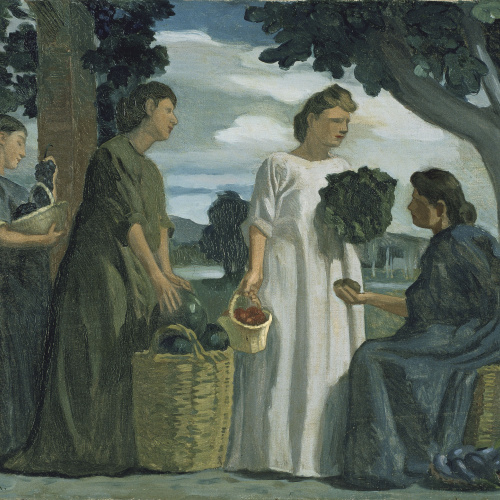 image for: Joaquim Torres-García - Dones de poble - 1911