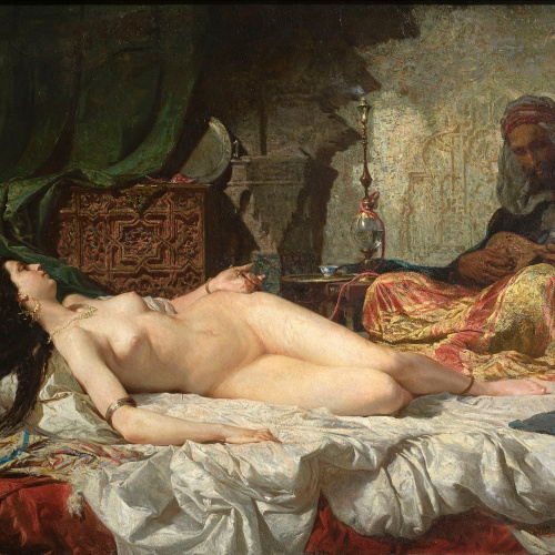 image for: Marià Fortuny - L&#039;odalisca - Roma, 1861