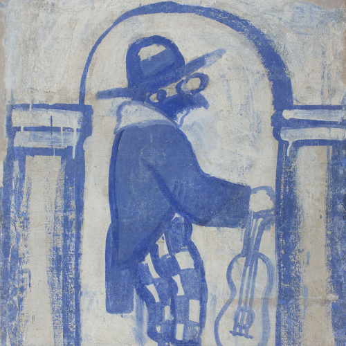 image for: Xavier Nogués - Fragment de la decoració mural del celler de les Galeries Laietanes - 1915