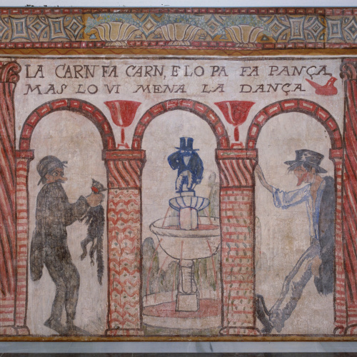 image for: Xavier Nogués - Fragment de la decoració mural del celler de les Galeries Laietanes - 1915