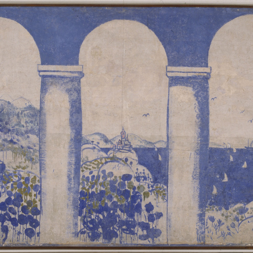 image for: Xavier Nogués - Fragment de la decoració mural del celler de les Galeries Laietanes - 1915