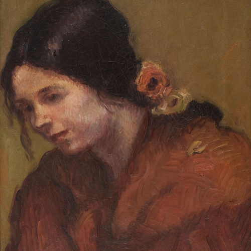 image for: Isidre Nonell - Bust de gitana - Barcelona, 1910