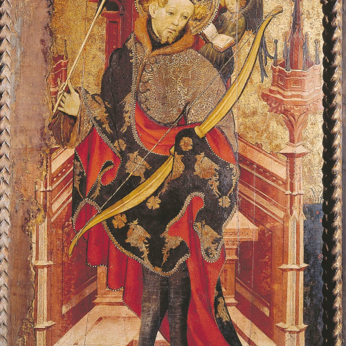 image for: Joan Mates - Calvari; Sant Sebastià - 1417-1425 [1]