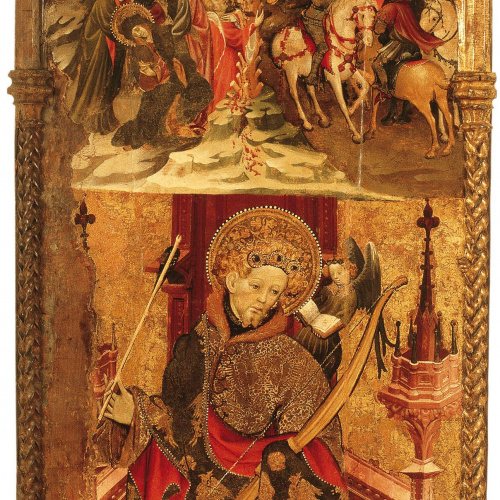 image for: Joan Mates - Calvari; Sant Sebastià - 1417-1425