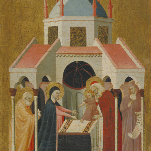 image for: Mestre de la Madonna Cini - Presentació de Jesús al Temple - Cap a 1330