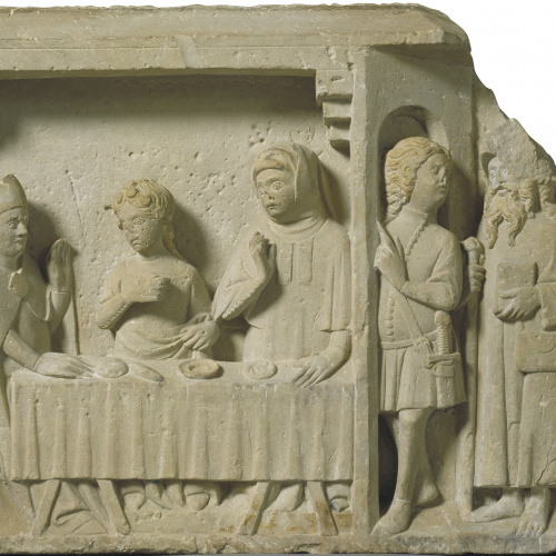 image for: Bartomeu de Robió - Aparició de sant Andreu a un bisbe temptat pel dimoni - Segona meitat del segle XIV