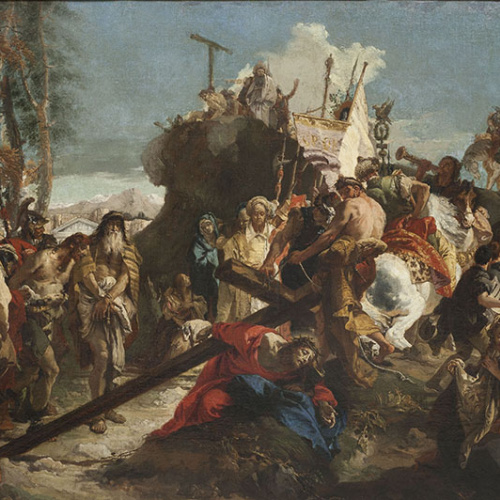 image for: Giambattista Tiepolo - Crist camí del Gòlgota - Posterior a 1738