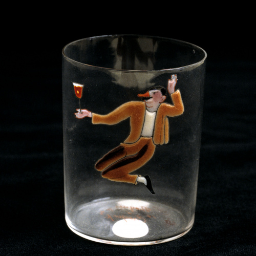 image for: Xavier Nogués - Vas amb borratxet i copa a la mà - 1916-1918