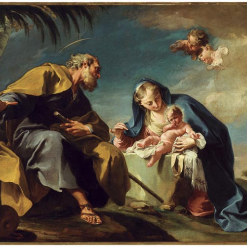 image for: Giovanni Battista Pittoni - Descans en la Fugida a Egipte - 1725-1726