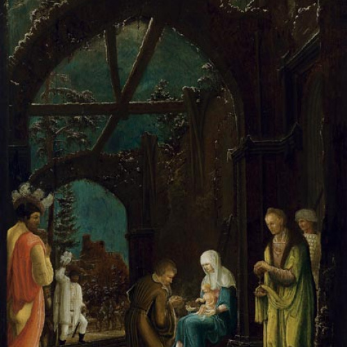 image for: Mestre de l&#039;Adoració Thyssen - Adoració dels Reis - Cap a 1520
