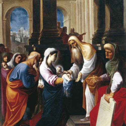 image for: Ludovico Carracci - Presentació del Nen al Temple - Cap a 1605
