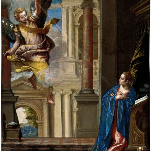image for: Paolo Caliari dit &quot;Il Veronese&quot; - Anunciació - Entre 1580-1582