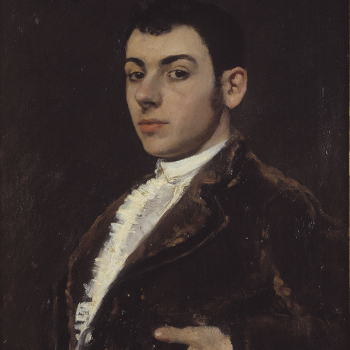 image for: Ramon Casas - Retrat masculí - 1885
