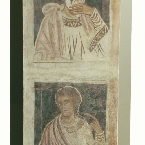 image for: Mestre de la sala capitular de Sixena - De Jannai a Naüm de la genealogia de Crist segons Lluc, de la sala capitular de Sixena - Entre 1196-1208