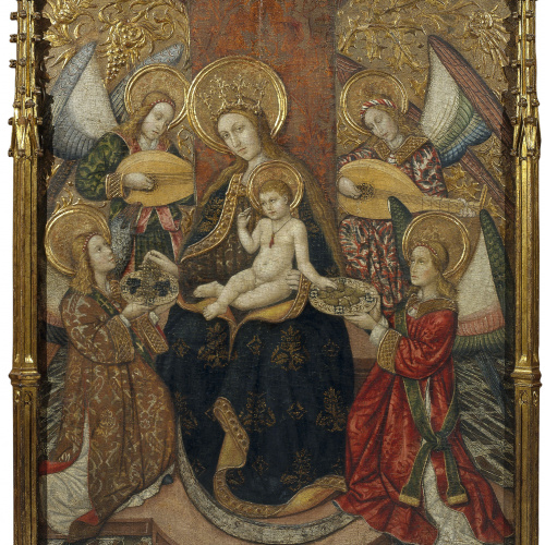 image for: Pere Garcia de Benavarri - Mare de Déu i àngels - Cap a 1470 [?]