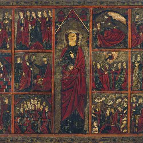 image for: Segon Mestre de Bierge - Taula de santa Úrsula - Cap a 1300