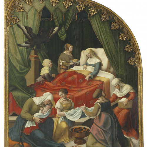 image for: Pere Nunyes - Naixement de sant Eloi - 1526-1529