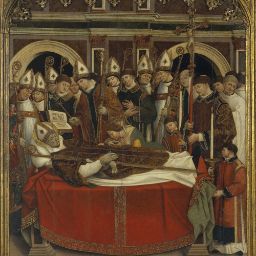 image for: Pere Nunyes - Mort de sant Eloi - 1526-1529