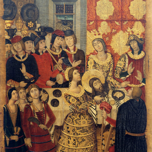 image for: Pere Garcia de Benavarri - Banquet d&#039;Herodes - Cap a 1473-1482