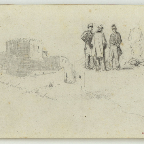 image for: Marià Fortuny - Alcazaba de Tetuán - Cap a 1860-1862