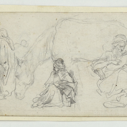 image for: Marià Fortuny - Marroquins i cavall - Cap a 1860-1862