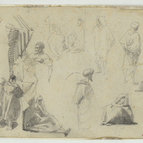 image for: Marià Fortuny - Marroquins - Cap a 1860-1862