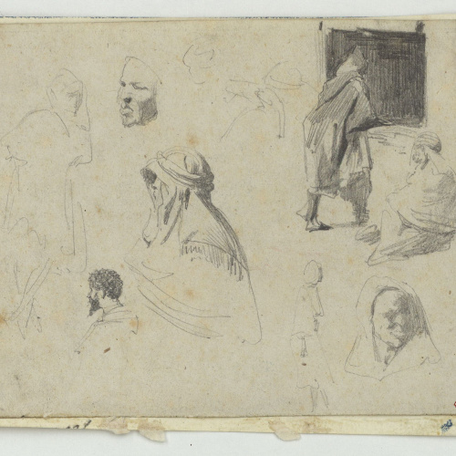 image for: Marià Fortuny - Marroquins - Cap a 1860-1862