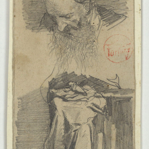 image for: Marià Fortuny - Cap d&#039;hebreu i vestimenta - Cap a 1860-1862