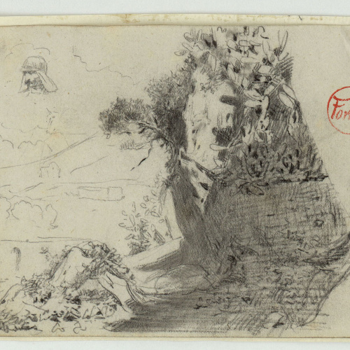 image for: Marià Fortuny - Paisatge marroquí - Cap a 1860