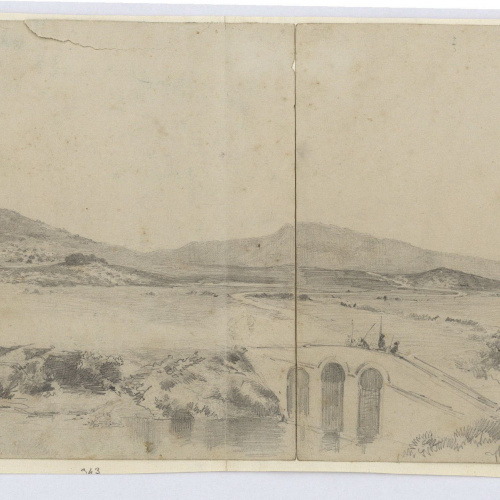 image for: Marià Fortuny - Campo de batalla. Estudi per al quadre «La batalla de Wad-ras» - Cap a 1860