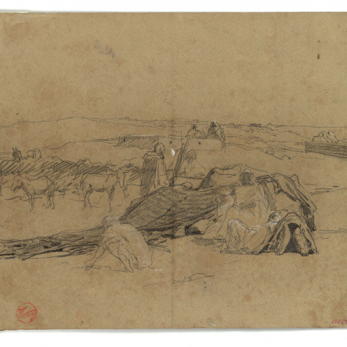 image for: Marià Fortuny - Campament marroquí - Cap a 1860-1862