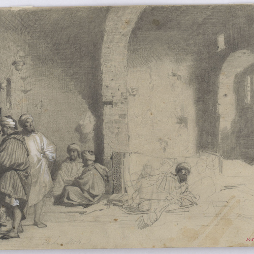 image for: Marià Fortuny - Café marroquí - 1860