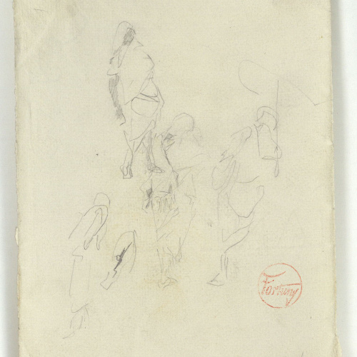 image for: Marià Fortuny - Croquis de marroquins - Cap a 1860-1862