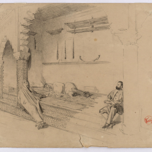 image for: Marià Fortuny - La migdiada - 1860